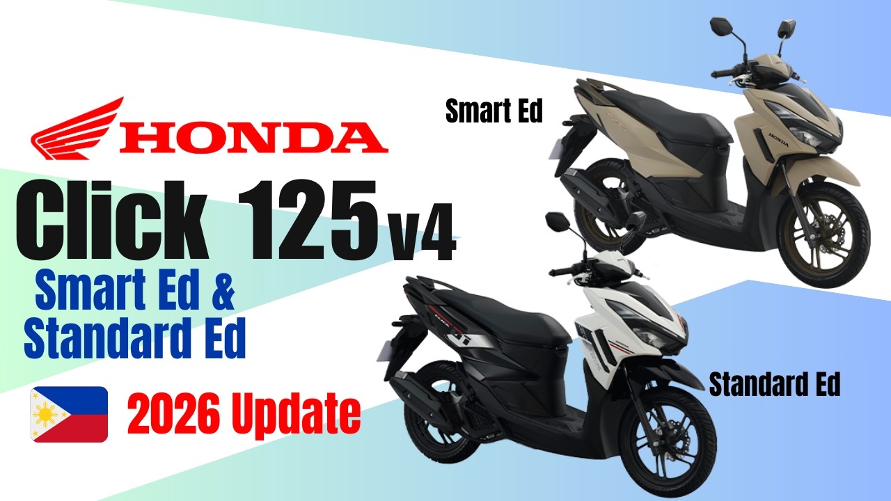 Honda Click 125 V4 | Smart & Standard Edition | Update | 2026