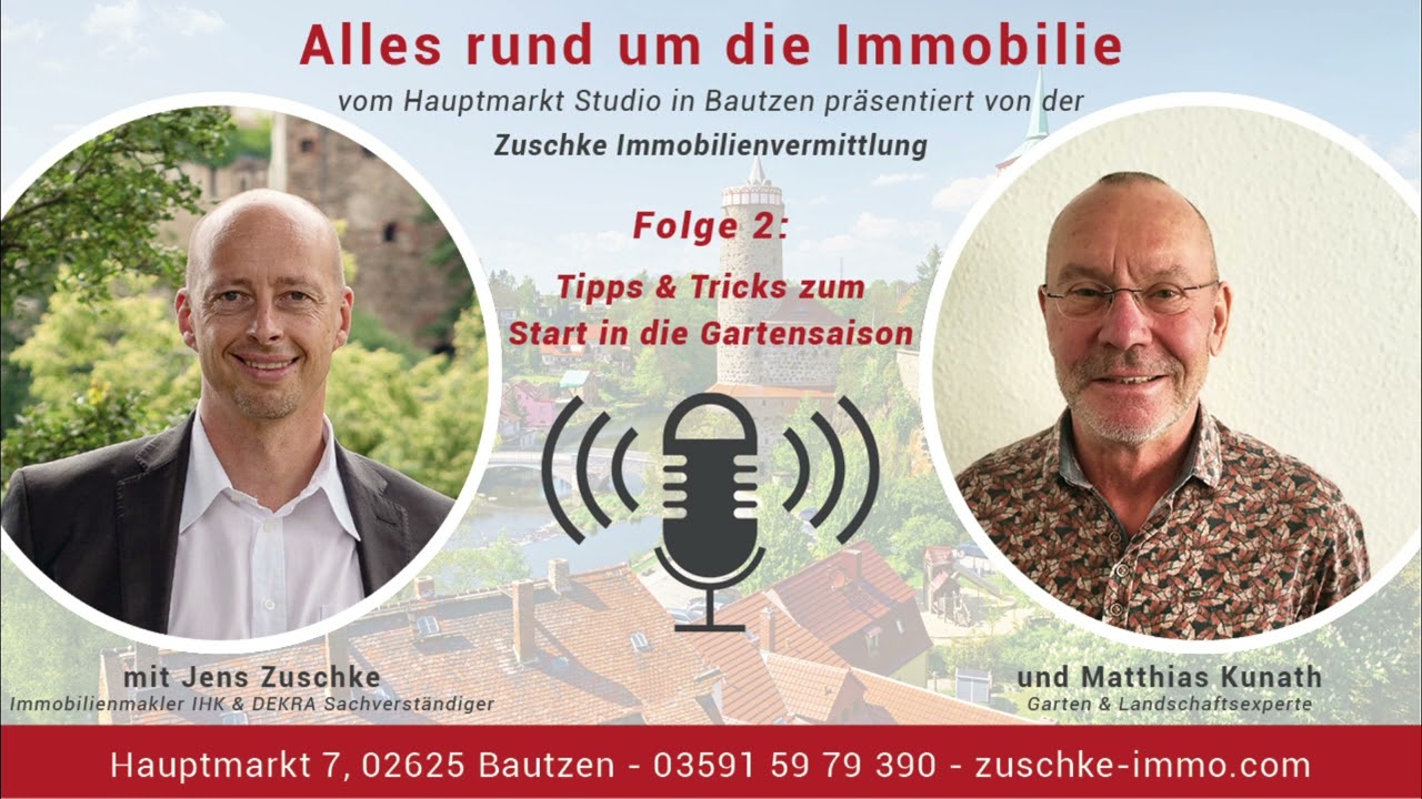Der Podcast mit Jens Zuschke und Matthias Kunath zum Thema Garten Landschaftsbau