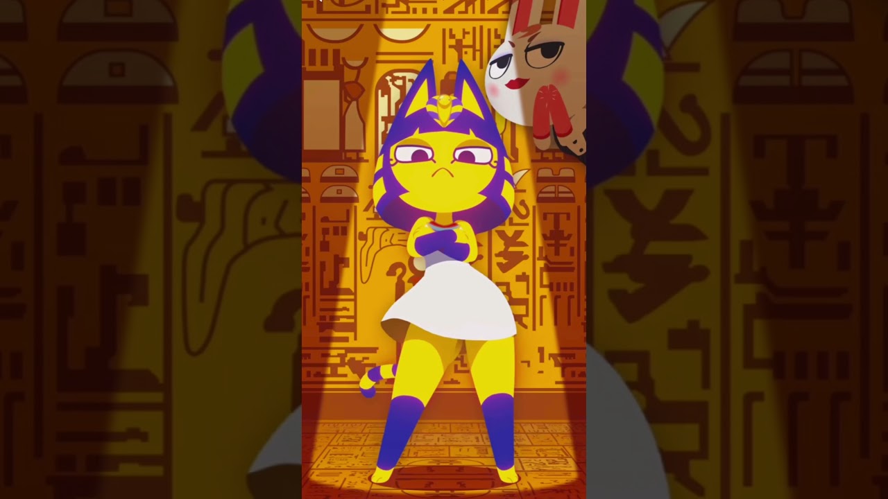 Ankha zone but shes actually dancing
