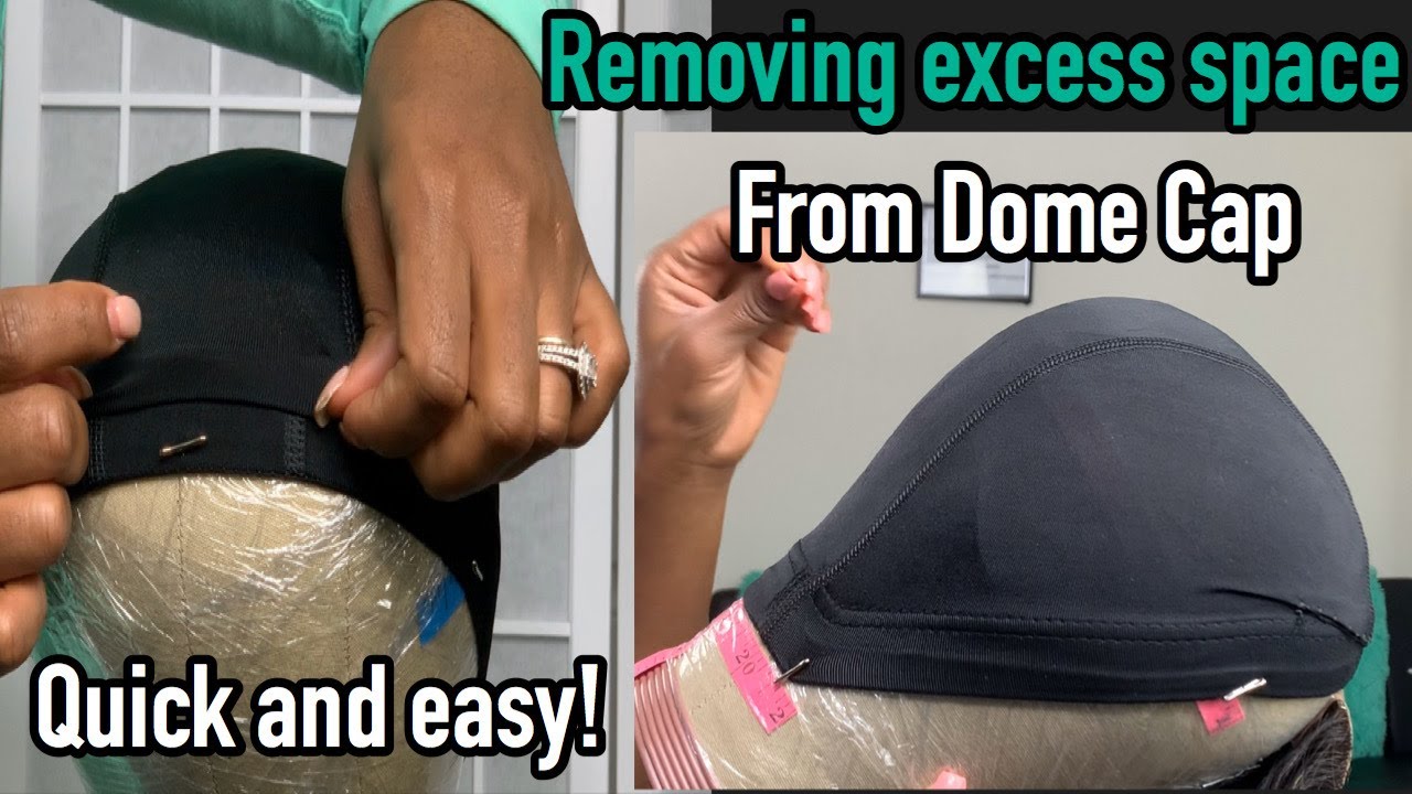 Removing Excess Space from a cap for wig making