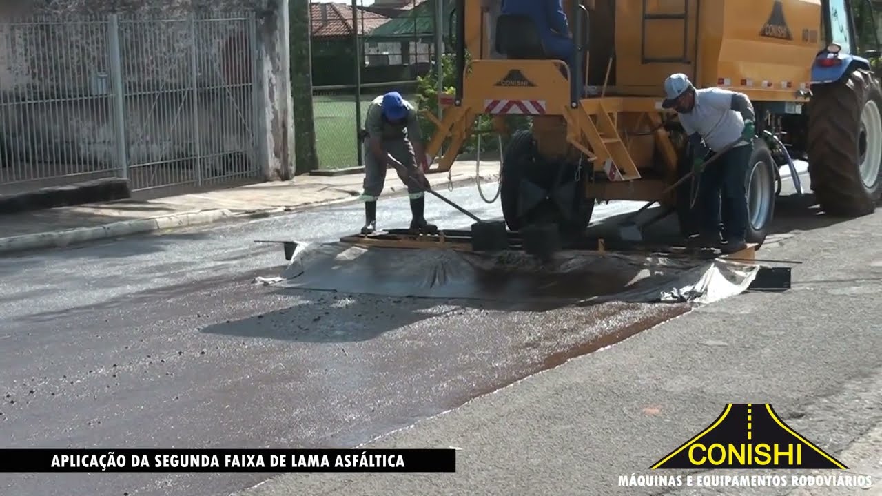 USINA DE ASFALTO E LAMA ASFALTICA MOVEL REBOCAVEL MODELO MD1000 Rebocável