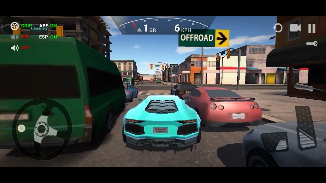 Lamborghini traffic! 