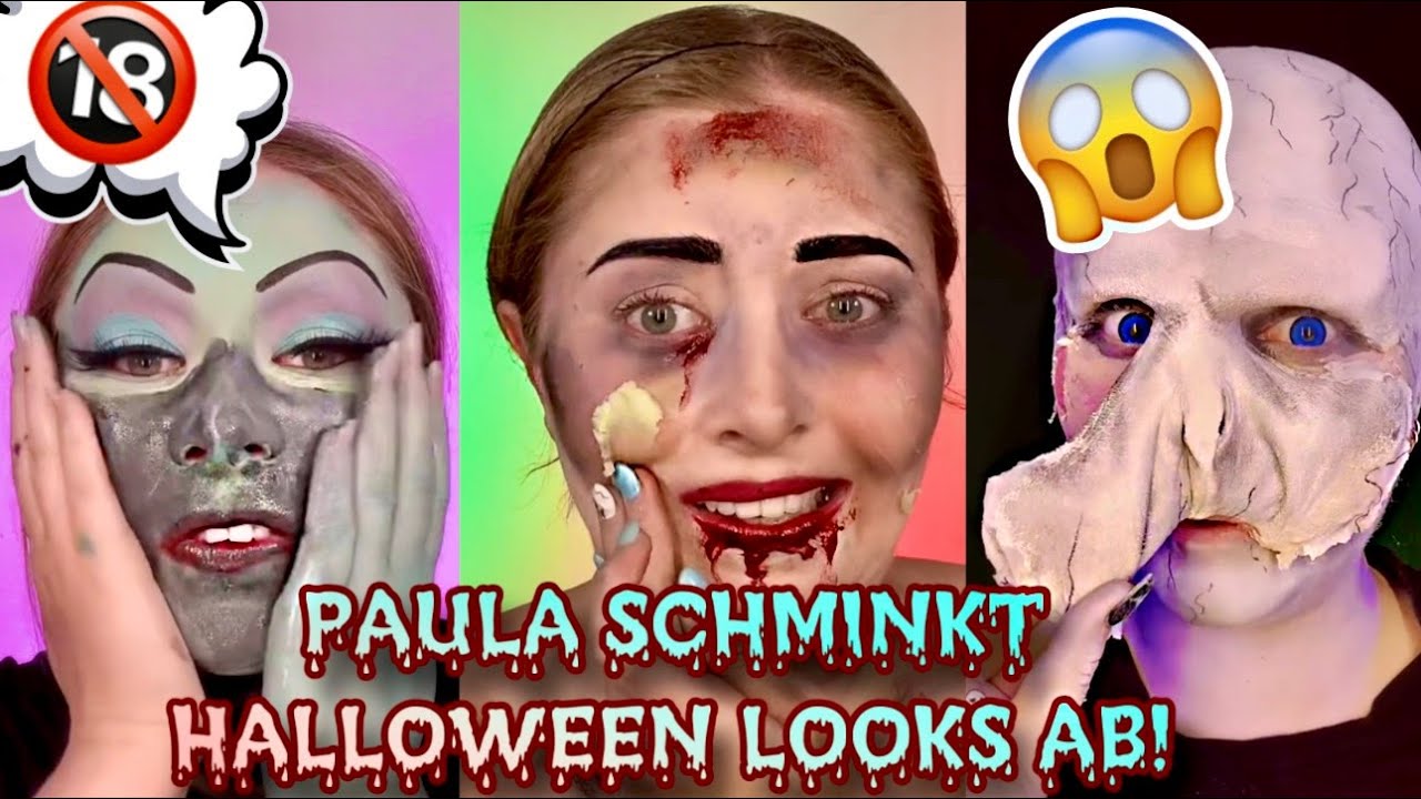 Paulas HALLOWEEN ABSCHMINKEN! 👻🎃 + private Storytimes 🤫