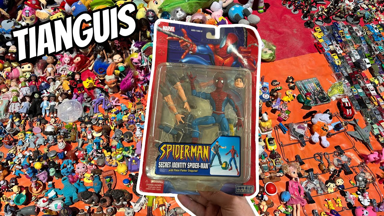 Comprando JUGUETES De SPIDERMAN En El TIANGUIS De Coleccionables