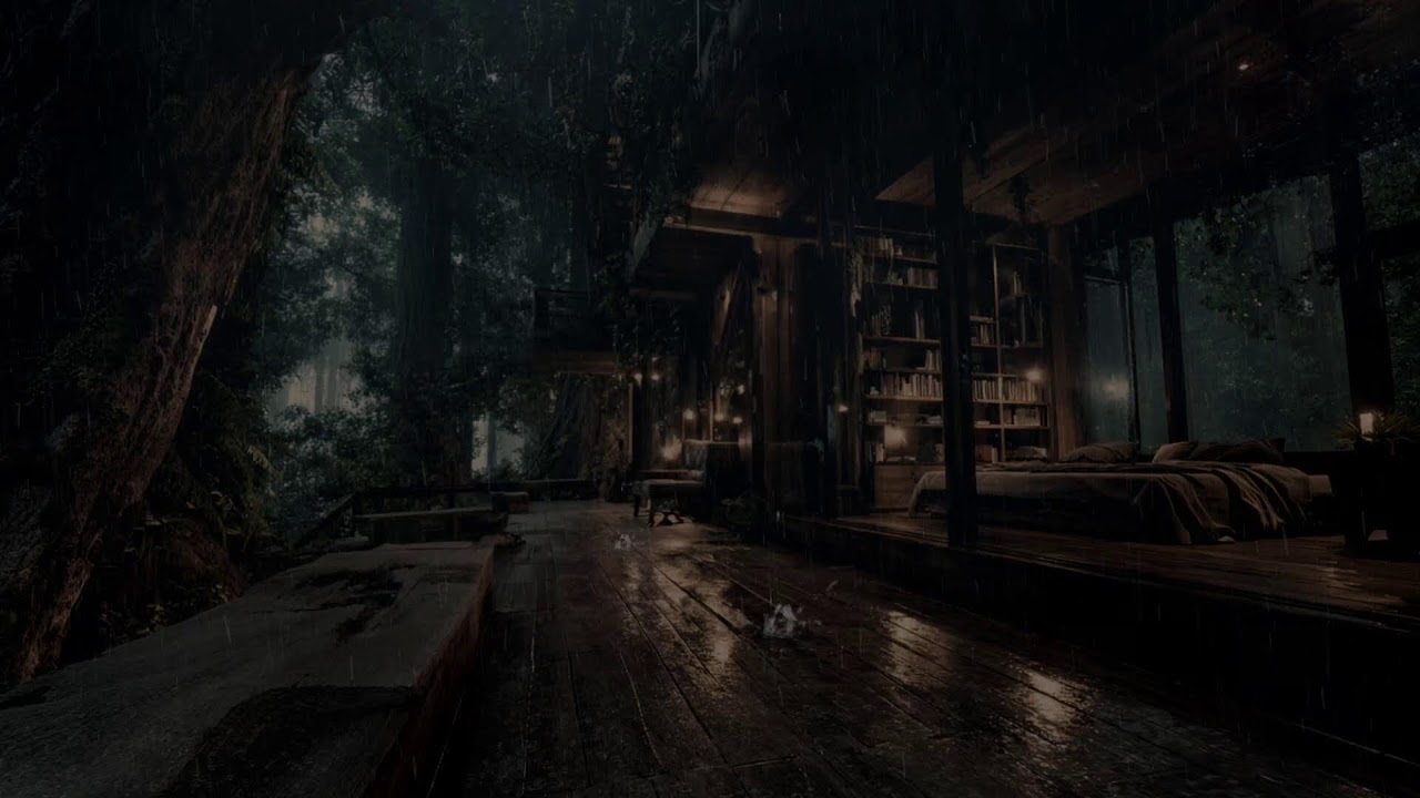 Endless Storm Rain on Tin Roof | 10 Hours Deep Sleep ASMR