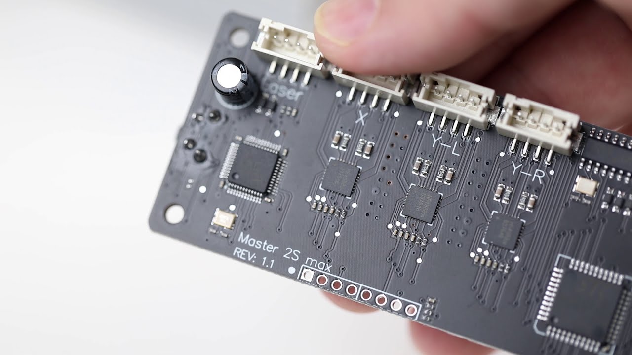 Motherboard of Master 2s Max, updated to GD32 MCU, has improved 50% performance more than STM32 chip