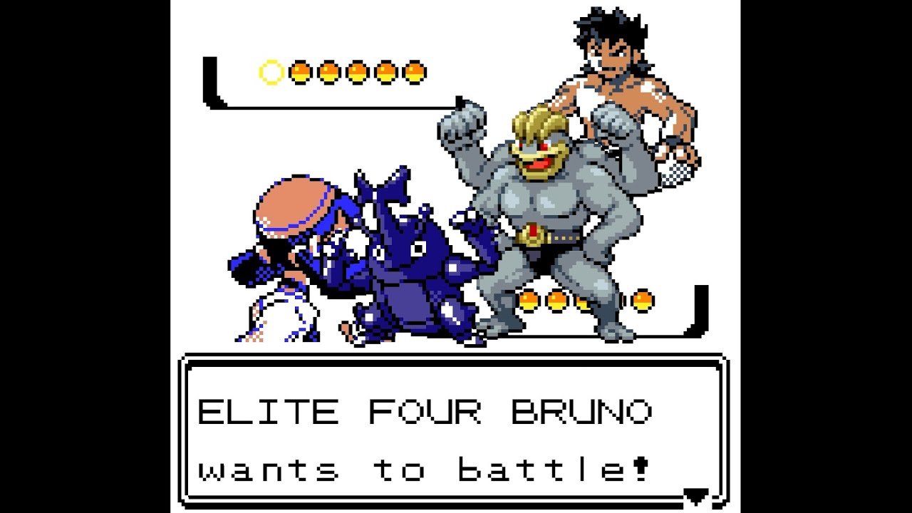 Pokémon Crystal Legacy Elite Four Bruno Rematch Reupload