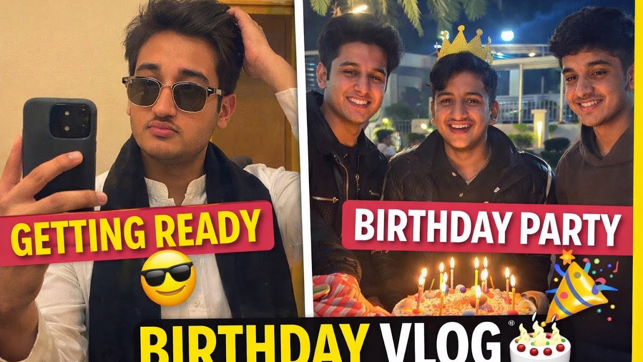 “Get Ready With Me 😎 → Friend’s Birthday Party 🎉🎂