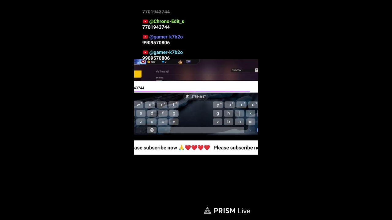 Live streaming of FIASH-FIRE