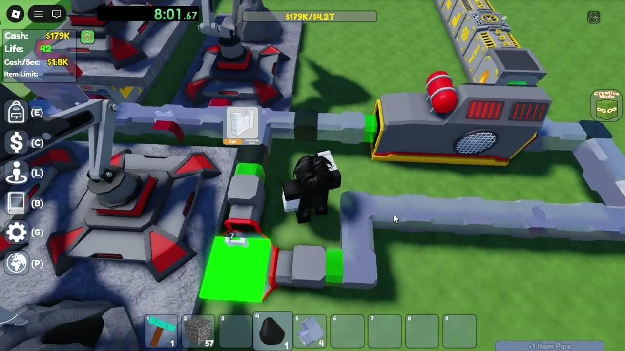 Block Tycoon speedrun life 42 to 43 no edit