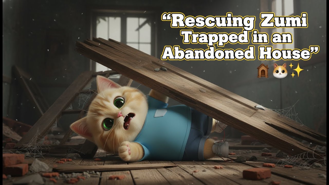 Cat Story: Zumi's Rescue From Dangerous Abandoned Factory