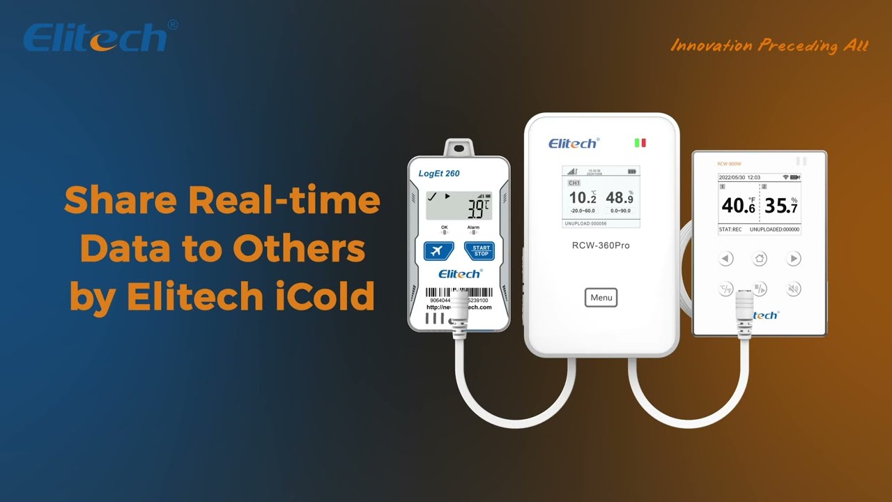 How to share real-time data to others through Elitech WiFi/4G data logger