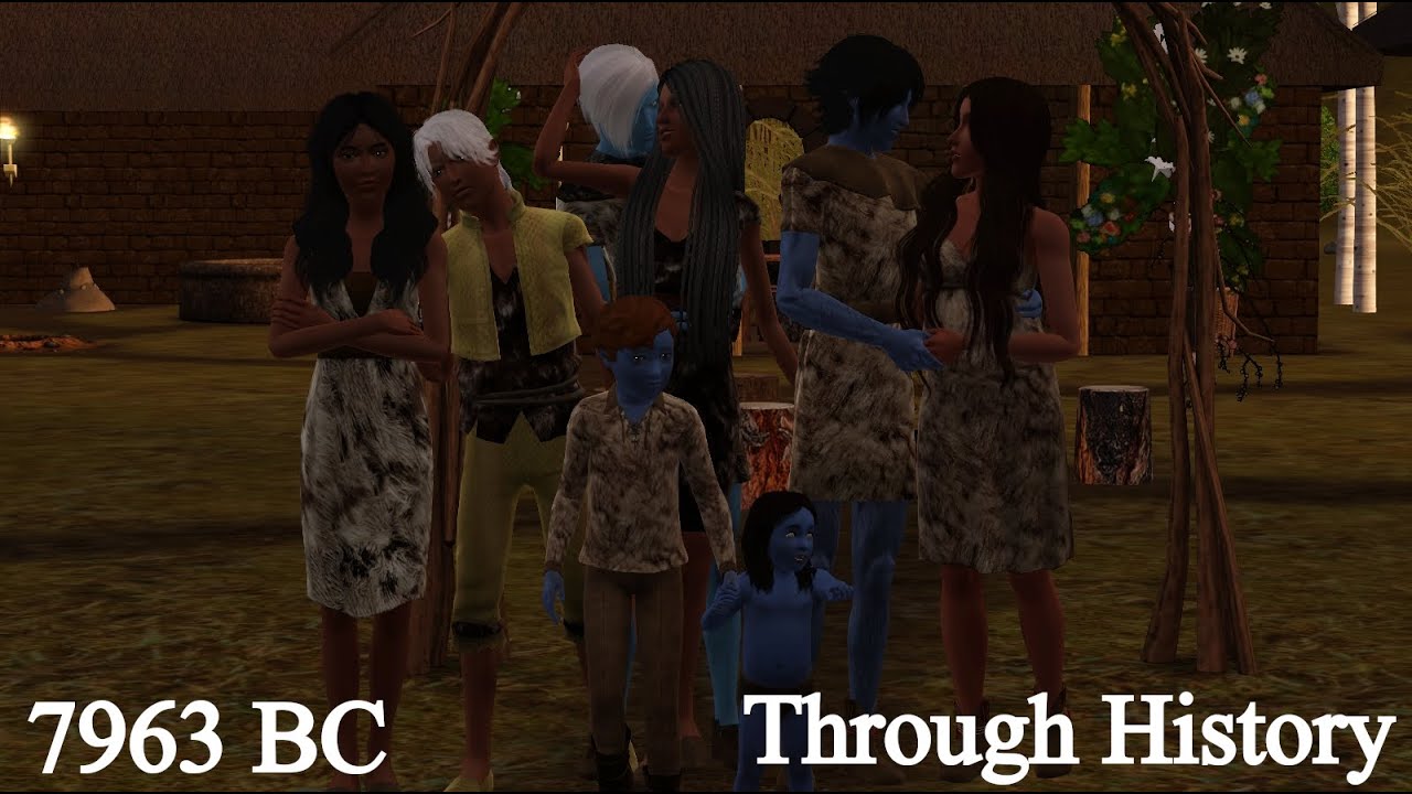 Sims 3 Through History | 7963 BC | Episode 38.2 | Aruru's Family