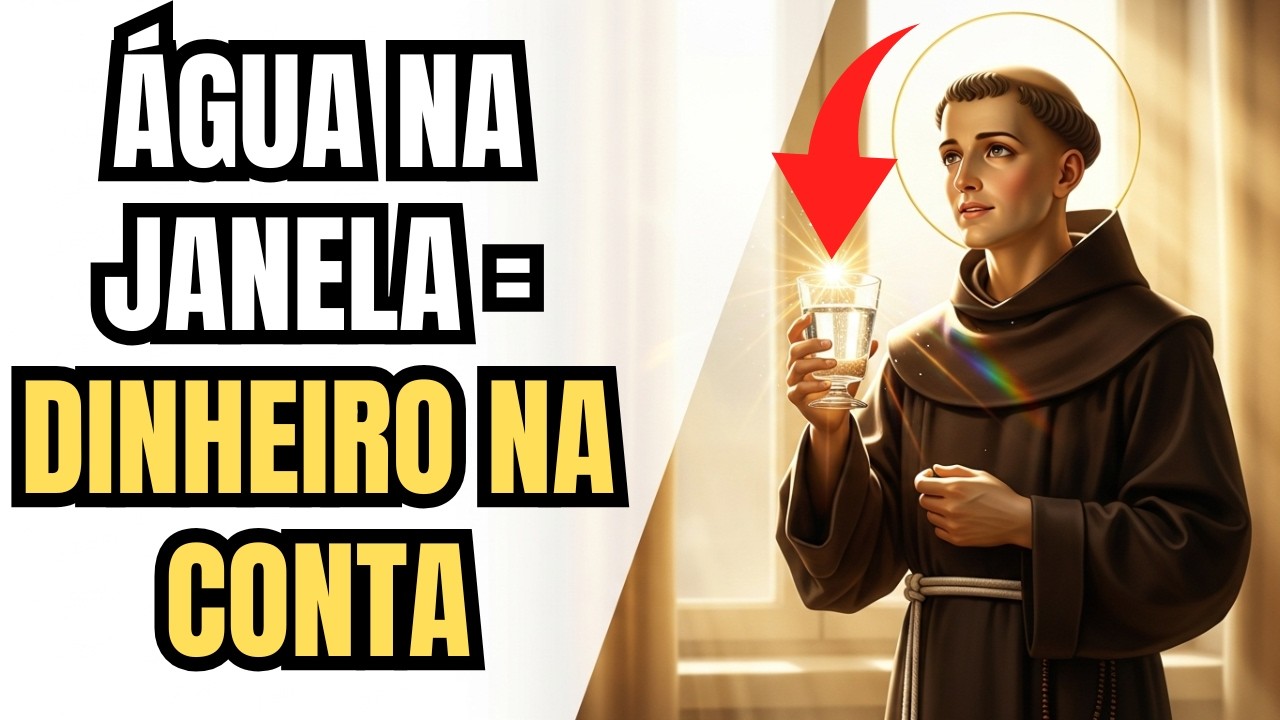 O Copo de Água que Santo Antônio Mandou Deixar na Janela — E o Dinheiro Apareceu