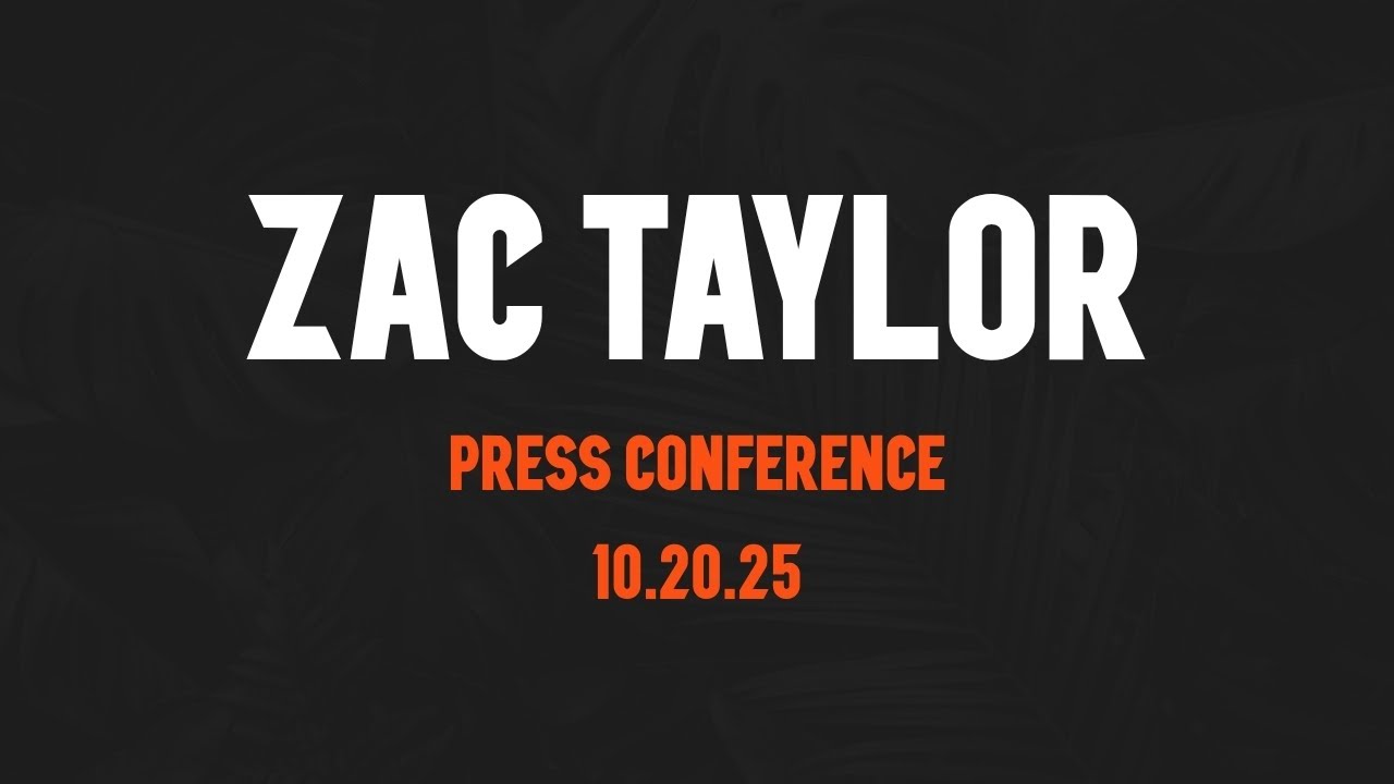 Zac Taylor Press Conference - October 20
