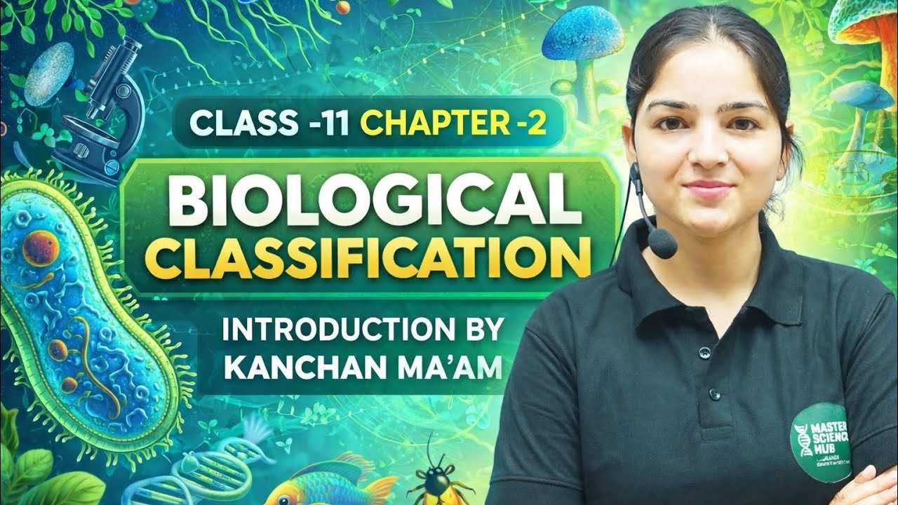 Biological Classification Introduction Class-11 Ch-2 by kanchan Ma'am #biology #neet #education