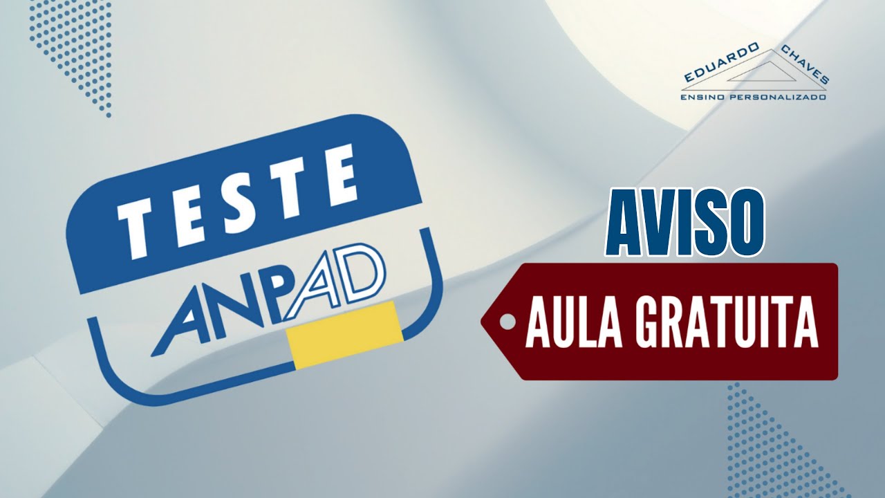 Curso Teste ANPAD Eduardo Chaves-Mar&ccedil;o 2019