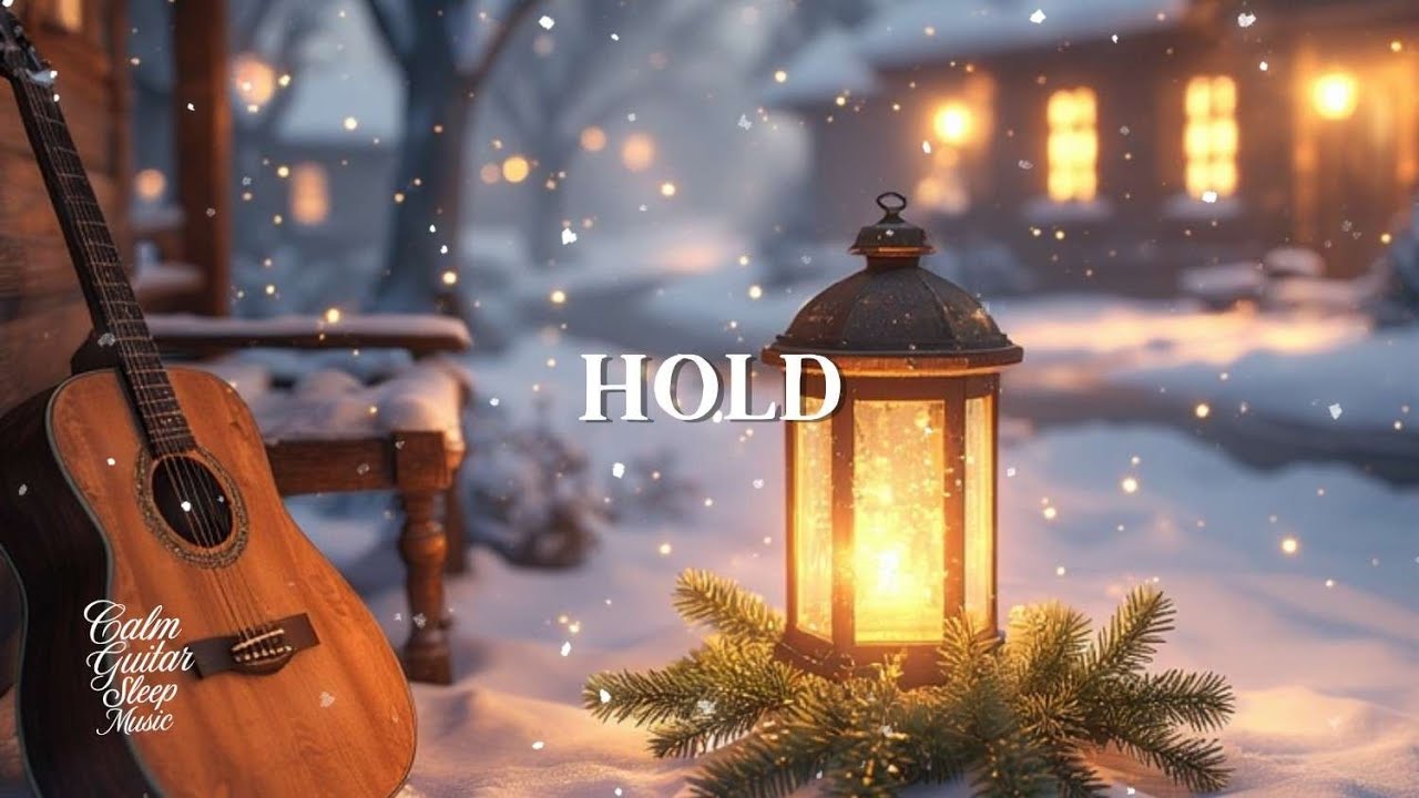 Emotional Acoustic Guitar for Winter Nights ~ Soft Outdoor Relaxation Music