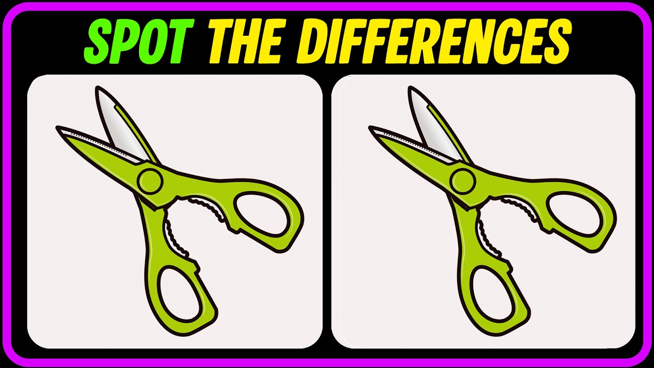 😄 Spot The Difference: Train Your Brain in 90 Seconds! 👉 4K HDR (60FPS)