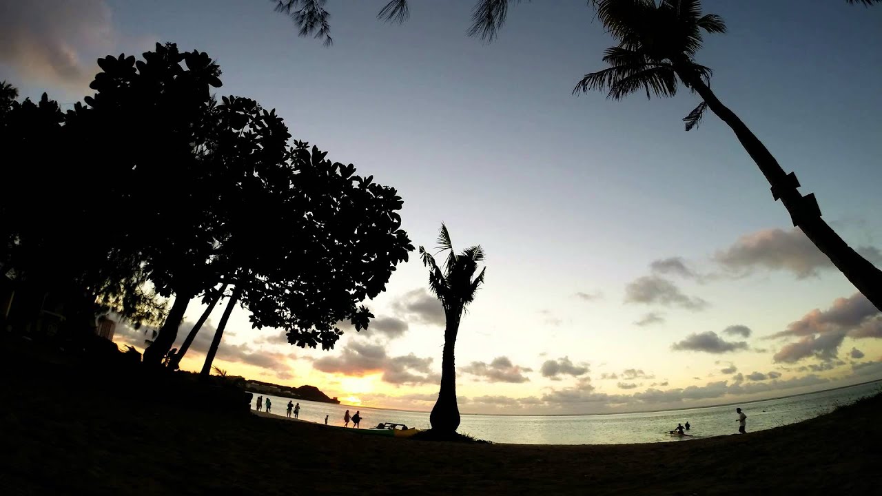 Matapang beach park  Guam グアム　sunset