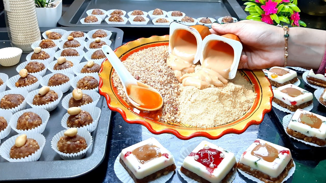 أخير مايمكن تحضري في حلويات العيد 👌 تهنيك من تمارة وعذاب الوقفة❗بدون فرن وبلا كثرة قوام تحمر الوجه