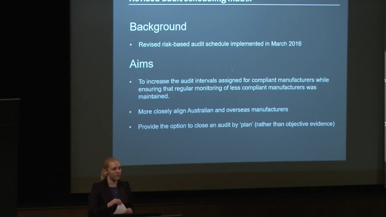 Manufacturing Quality and Licensing, Susan Hanns, APVMA - Industry information session