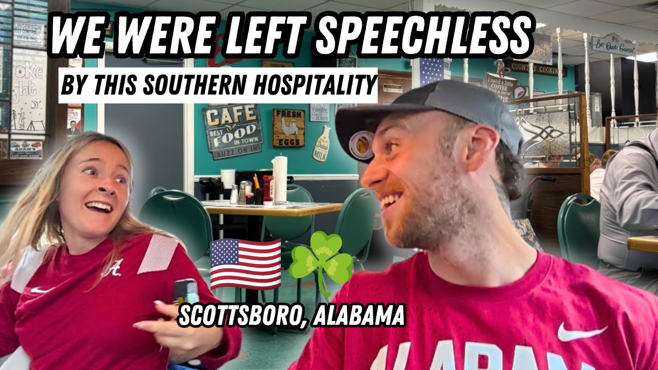 Irish Couple Find REAL American Hospitality in Scottsboro, AL 🇺🇸