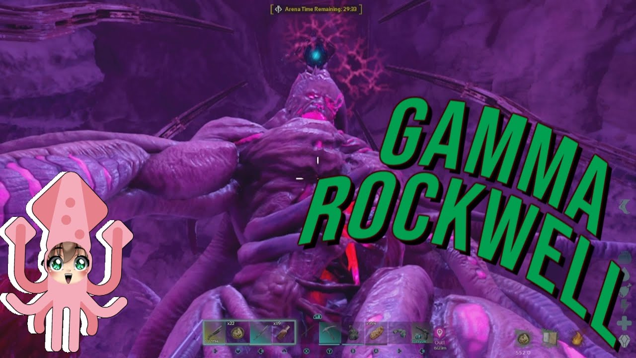 ARK SURVIVAL ASCENDED || GAMMA ROCKWELL BOSS FIGHT ON FOOT