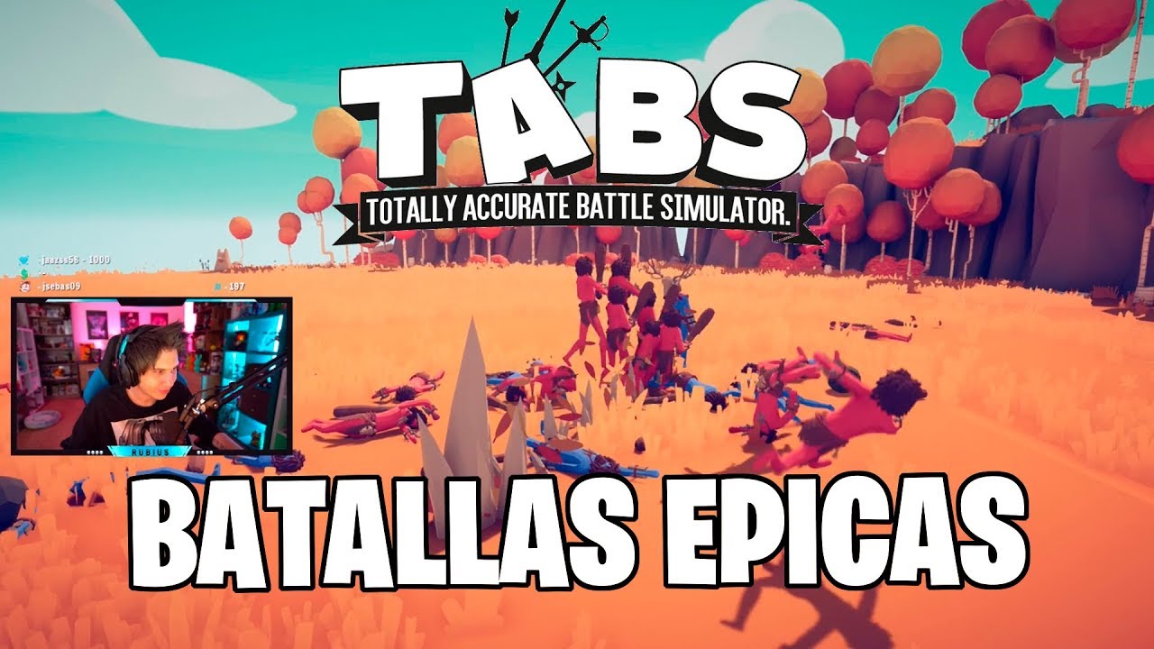 RUBIUS TOTALLY ACCURATE BATTLE SIMULATOR || BATALLAS ÉPICAS || DIRECTO TWITCH || COMPLETO HD