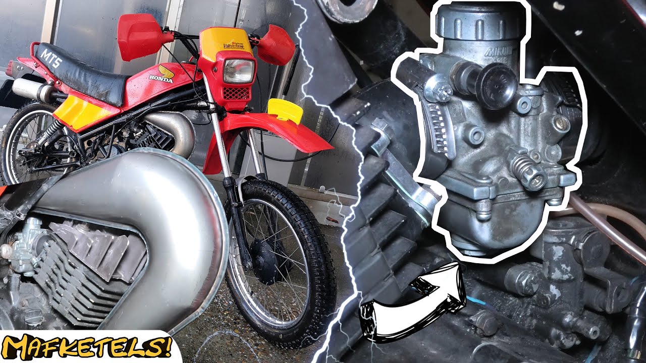 Honda MT5 125CC ATHENA | Hoe stel je een carburateur af? Hoe werkt een carburateur?