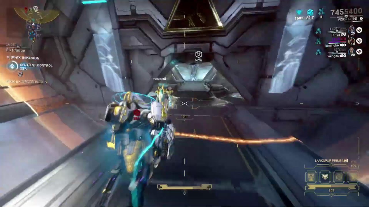 [Warframe] Friend help motivate me to clear railjack