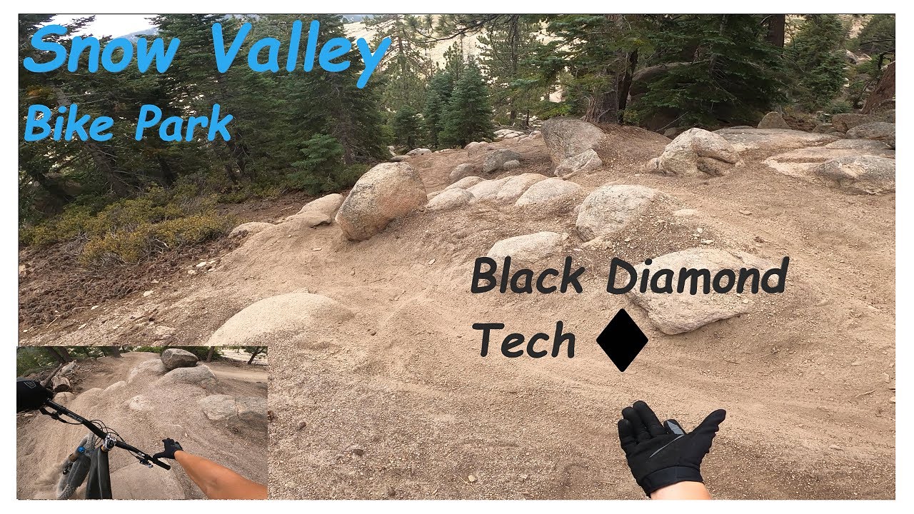 Snow Valley Bike Park , Black Diamond Tech Trail Overview
