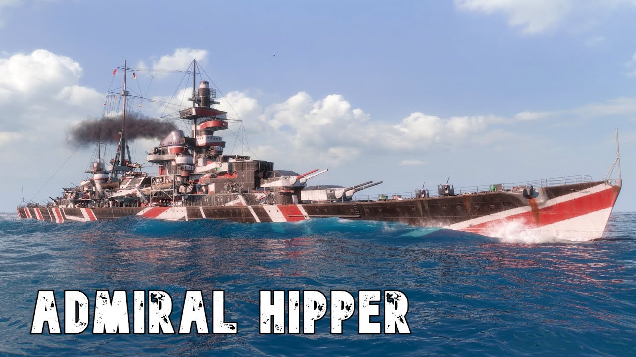 World of WarShips Admiral Hipper - 7 Kills 162K Damage