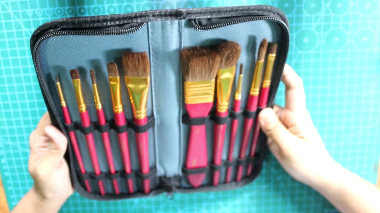 Mont Marte Watercolour Brush set | Art supplies Bangladesh | Review