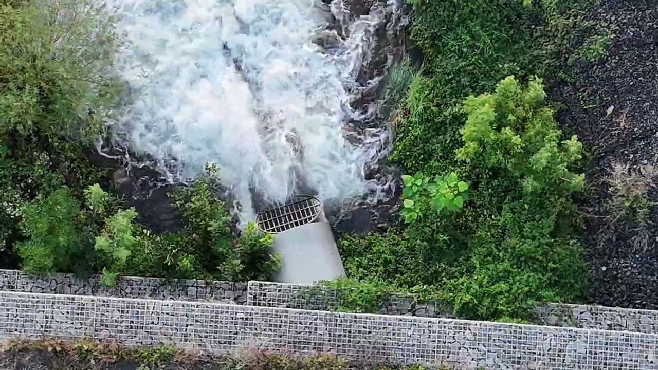 Cottbuser Ostsee, Update zum Video vom 13.09.24 Wasser läuft wieder in den See.