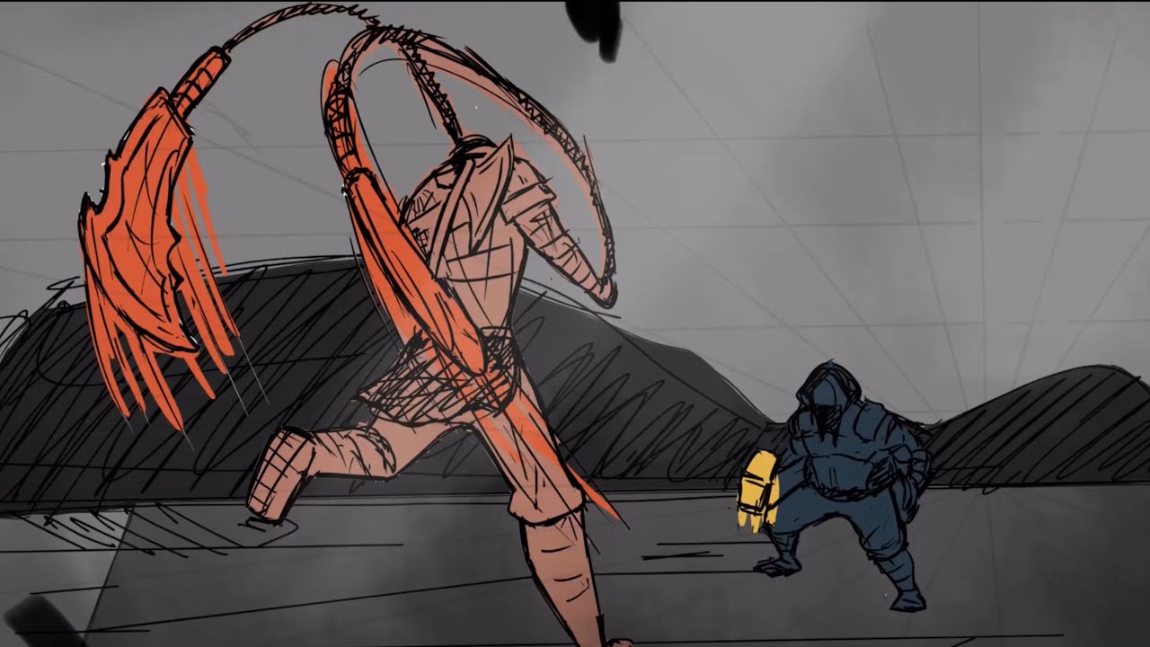 KRATOS VS THOR God of War Ragnarok ANIMATION! | Animated by Uzochukwu Njkou | Audio by Creshen