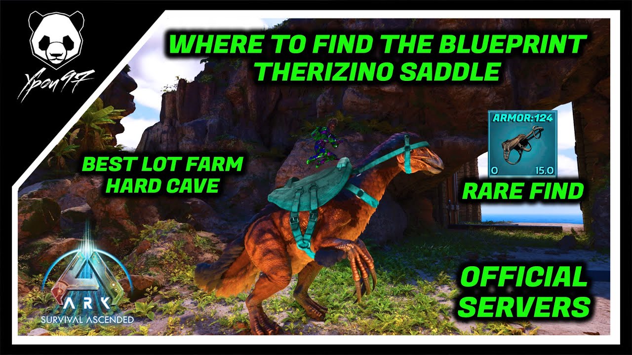 Where To Get The THERIZINO SADDLE Blueprint In The Island | ARK: Survival Ascendent
