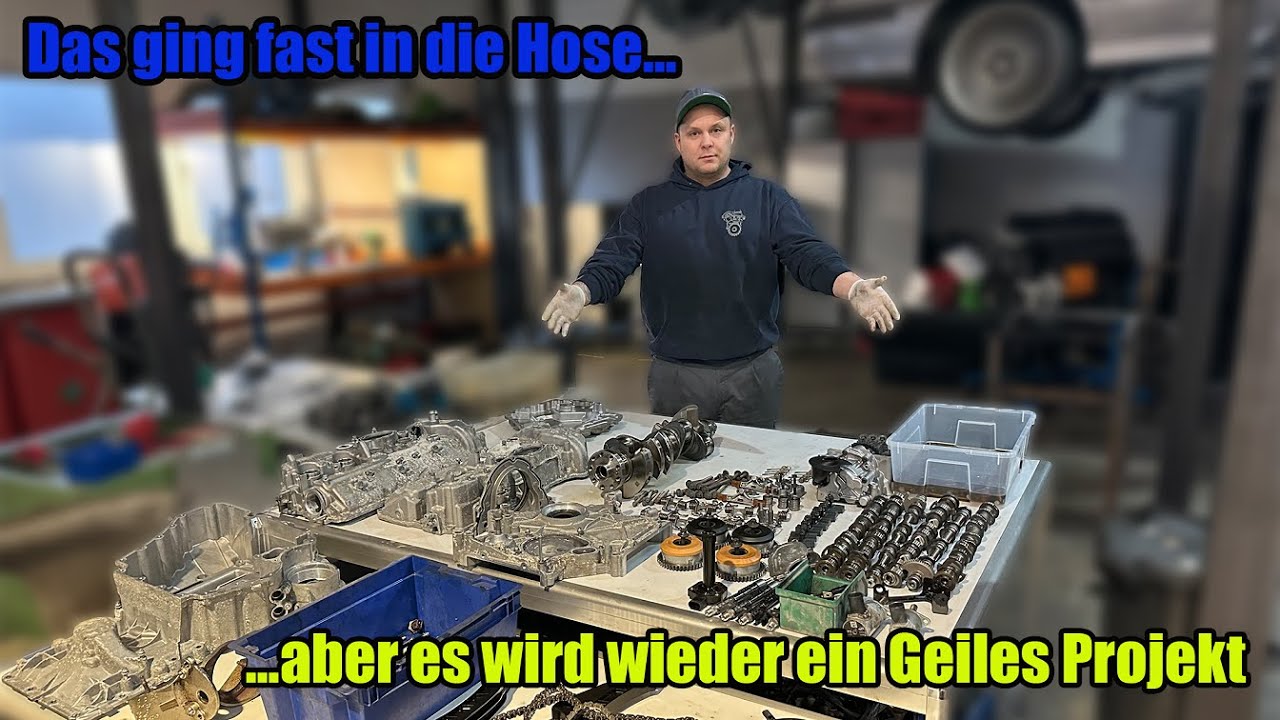 Schadensuche am Projektauto von YouTuber I L&auml;sst TurboTsallo sich Lumpen? I #daswirdgeil