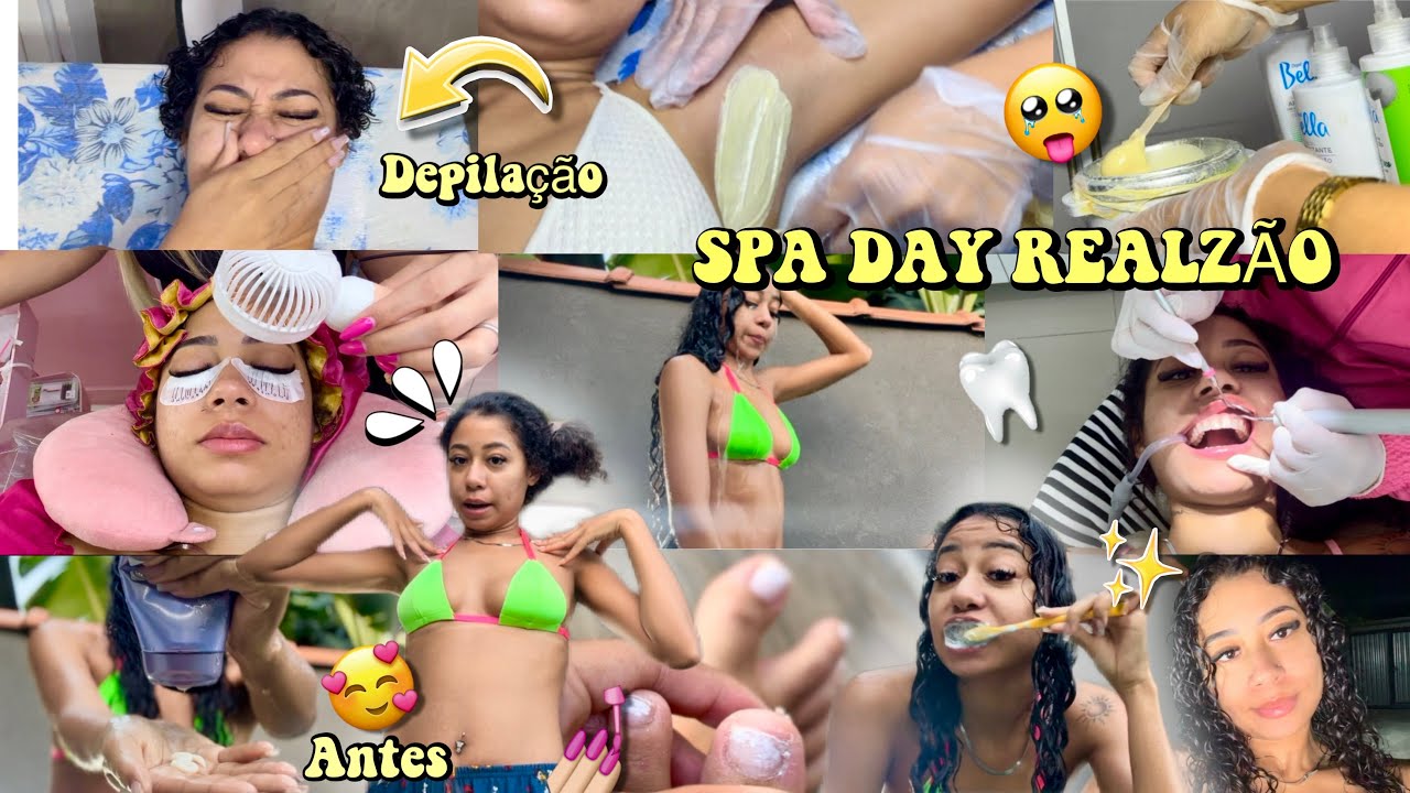 Estava PRECISANDO😩🤮| SPA DAY REALZÃO de FINAL DE ANO✨💅 