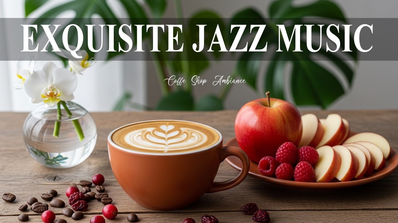 Exquisite Jazz Music ☕ Relaxing Coffee Music - Happy Bossa Nova instrumental for Happy Mood