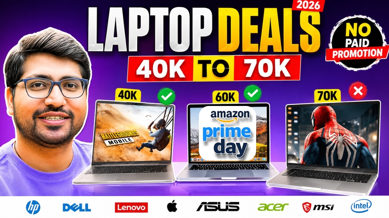 📈 HIGH DEMAND 🤯 Best Laptops Under 40000 to 75000 in Amazon Prime Day Sale 2026