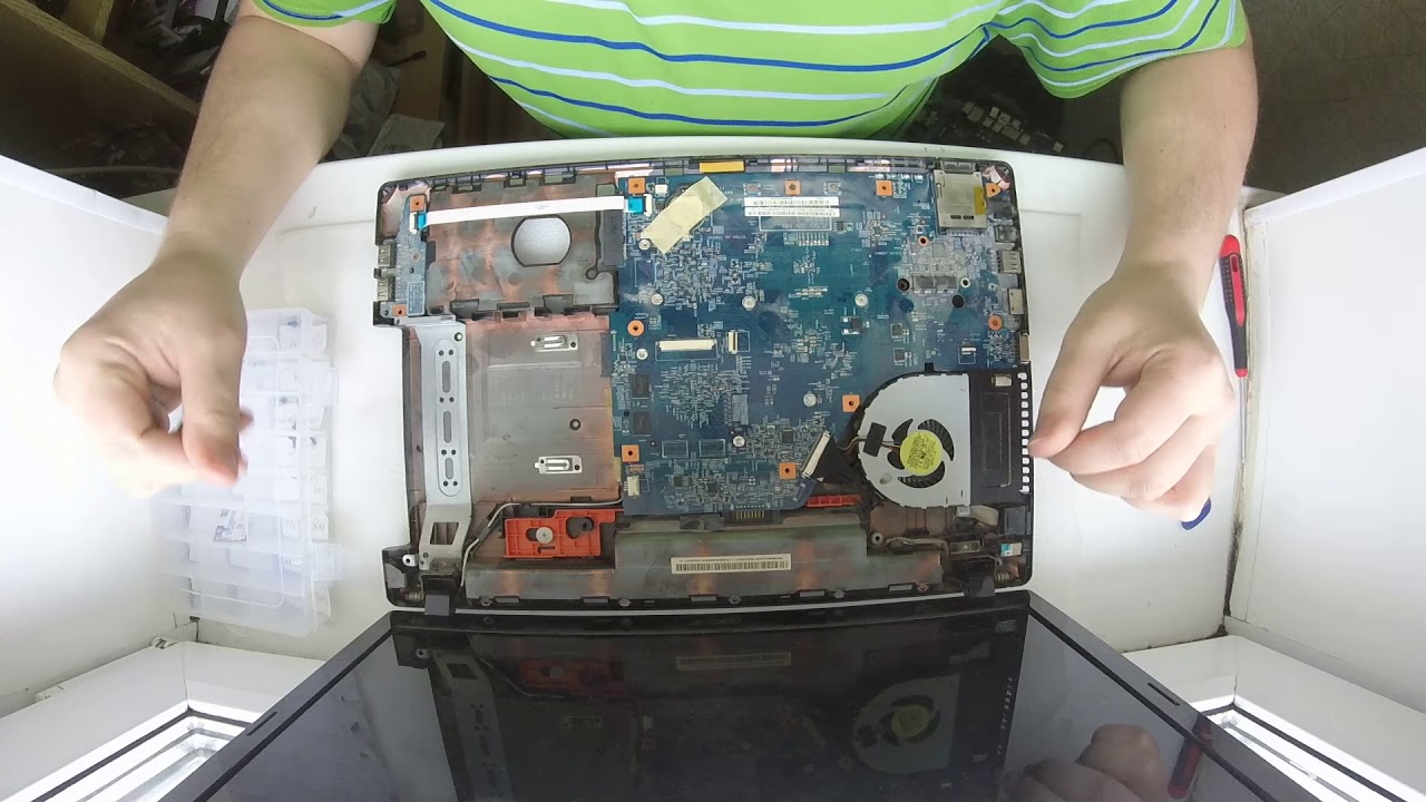 🏃‍♂ 👀 Ноутбук Acer aspire 5560 series модель MS2319 💬 Разборка Чистка😎