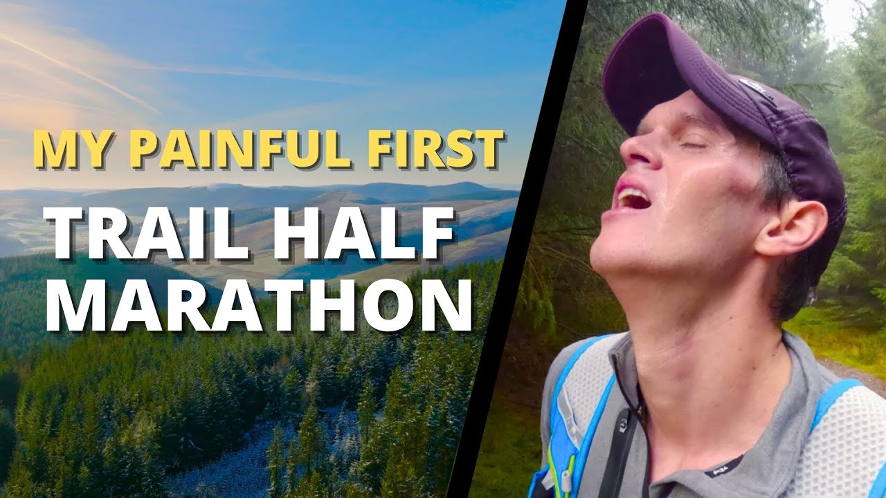 My painful first trail half marathon | Glentress race vlog