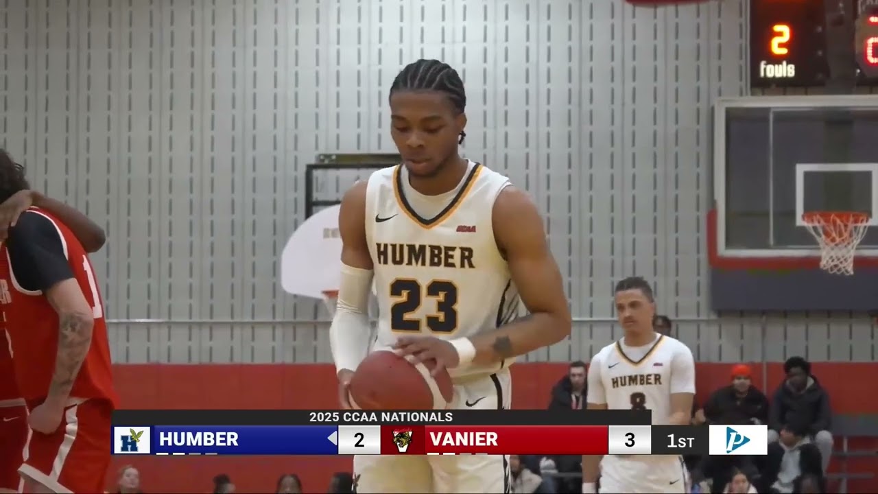 2025 CCAA Men's Basketball Semifinal | Humber vs. Vanier