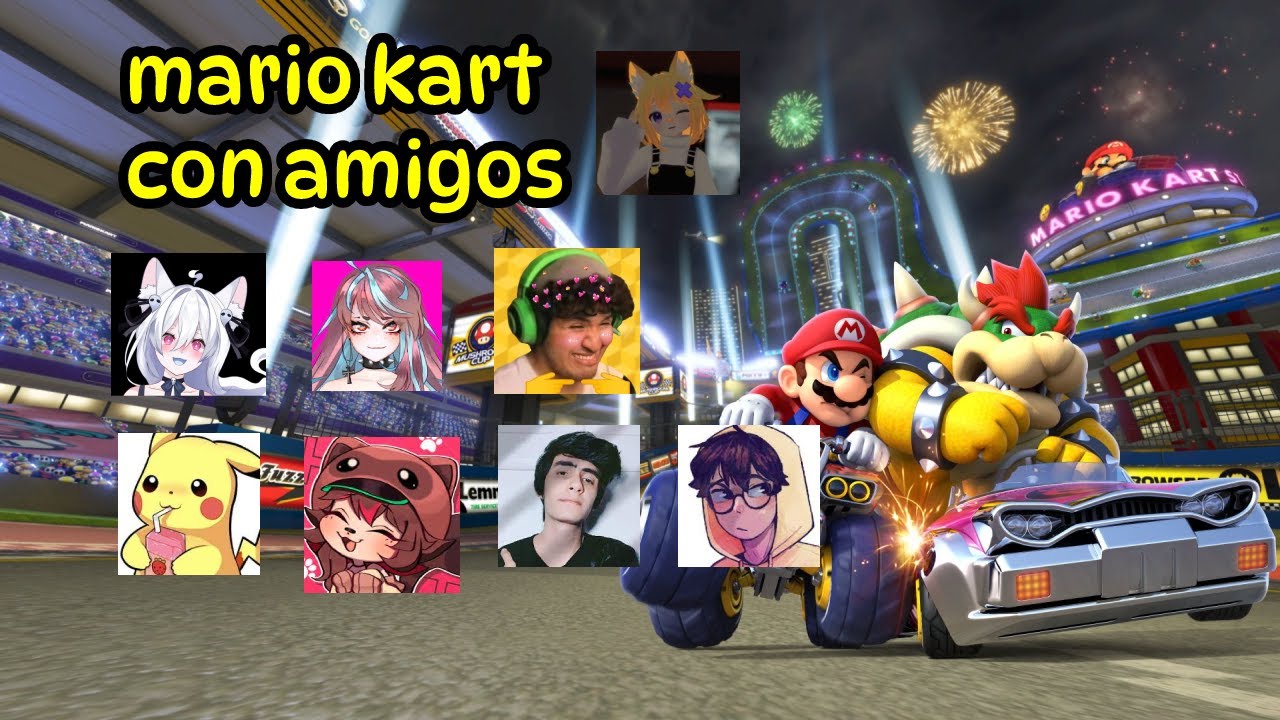 Kendo Juega Mario Kart Con Sus Amigos
