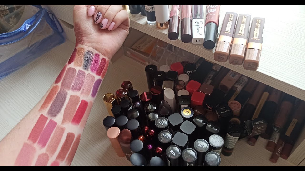 ВСЕ МОИ ПОМАДЫ 🌈💄