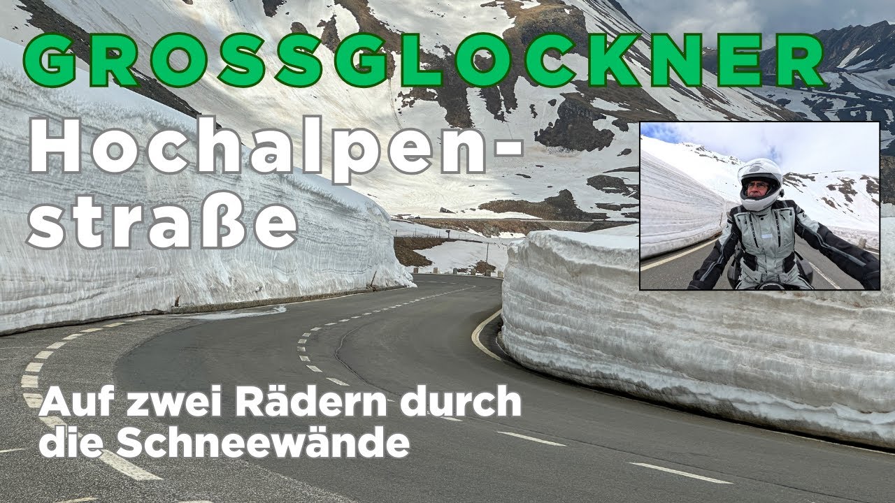 Mit dem Motorrad auf der Großglockner-Hochalpenstraße