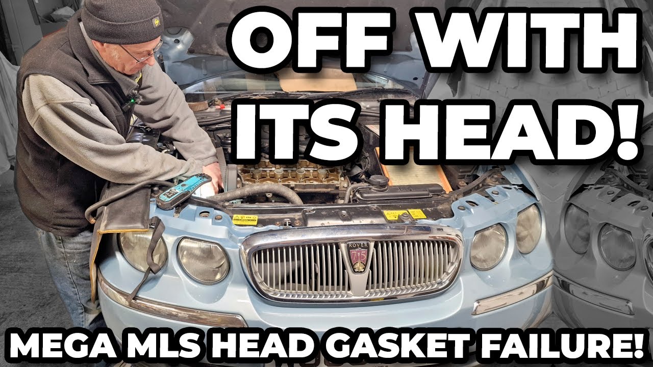 Rover 75 MASSIVE Head Gasket Failure - Removing The Cylinder Head