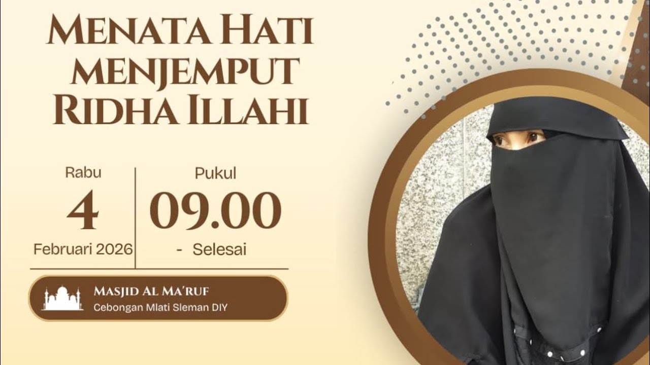 menata hati menjemput ridho ilahi
