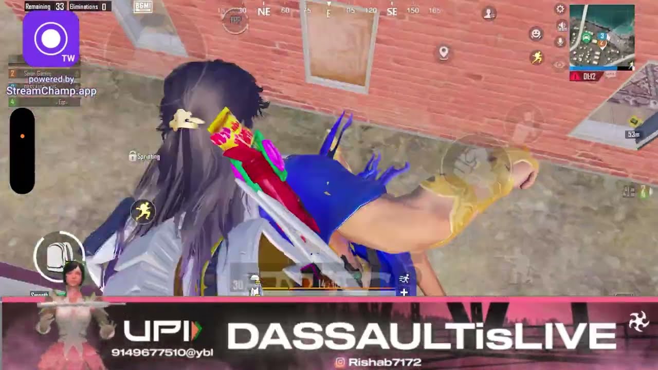Classsic Rush Gameplay with new M416 | Wildsoul Warden | Bgmi | Classic Game - DASSAULTisLIVE |